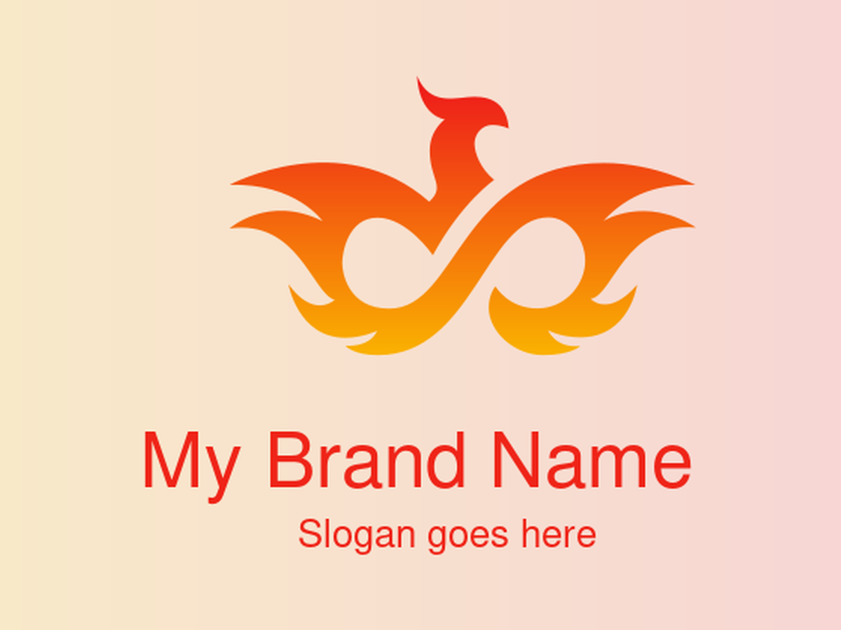 Eternal Flame The Phoenix Logo of Renewal and Resilience